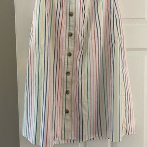 J. Crew Striped Skirt